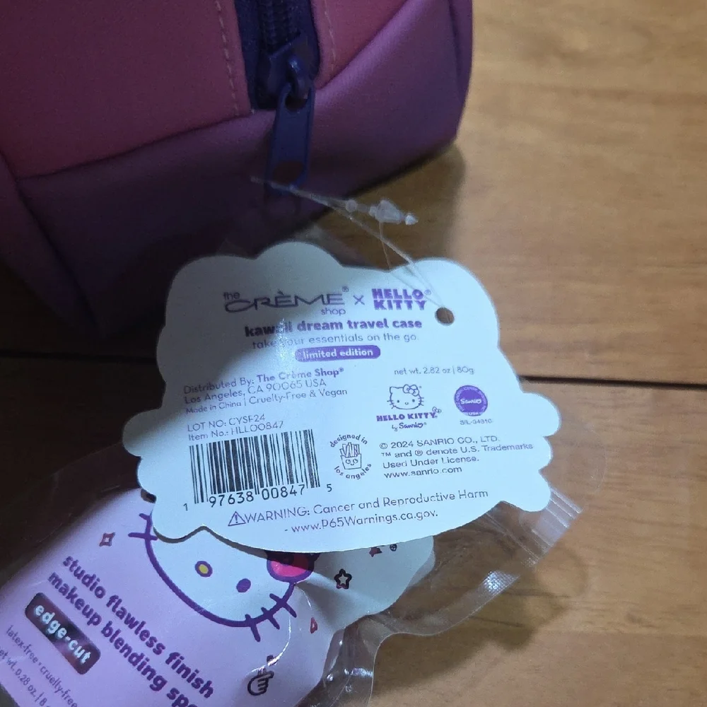 Hello Kitty Pink‎ and Purple Cosmetic Bag